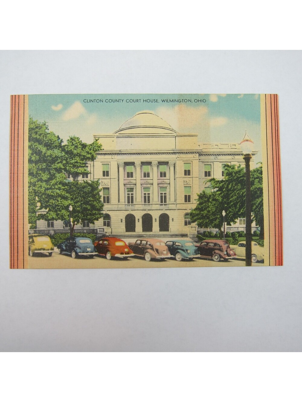 Vintage 1940s Postcard Clinton County Court House in Wilmington Ohio UNPOSTED